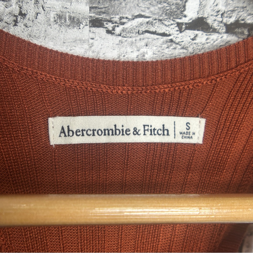 EUC Abercrombie & Fitch Knit Brown BodyCon Sleeveless Dress Size Small - Picture 3 of 12